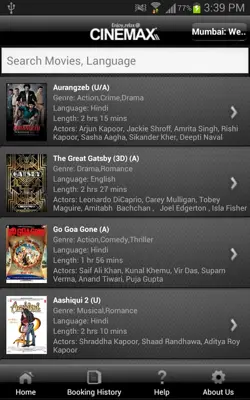 CINEMAX android App screenshot 6